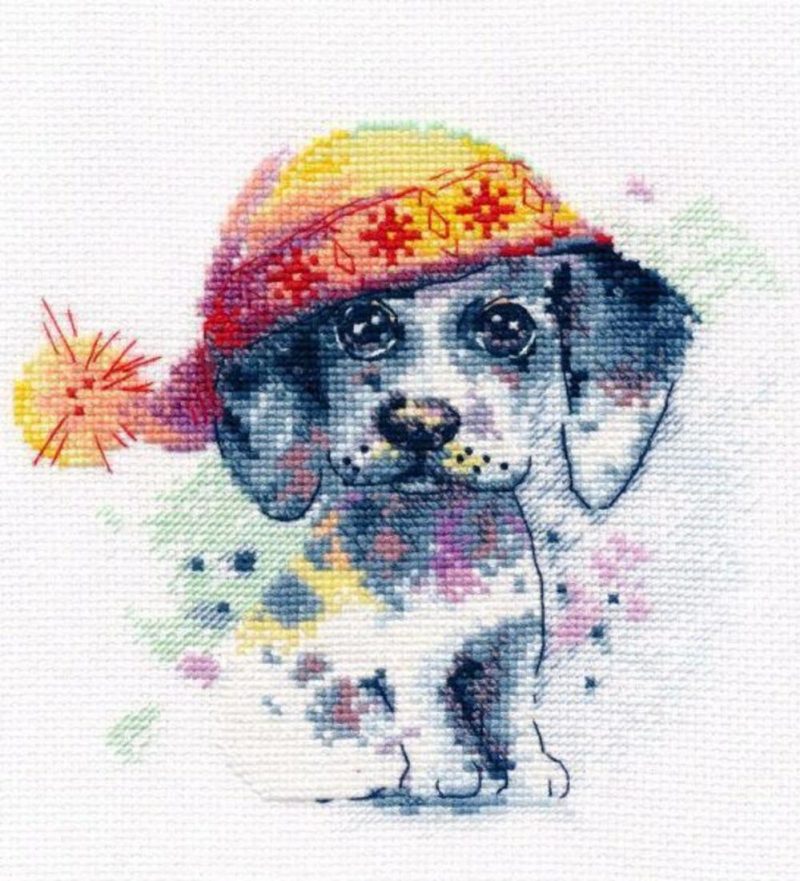 Cute Puppy 1023 Counted Cross Stitch Kit  |   Cross Stitch & Embroidery Cross Stitch & Embroidery Cross Stitch & Embroidery