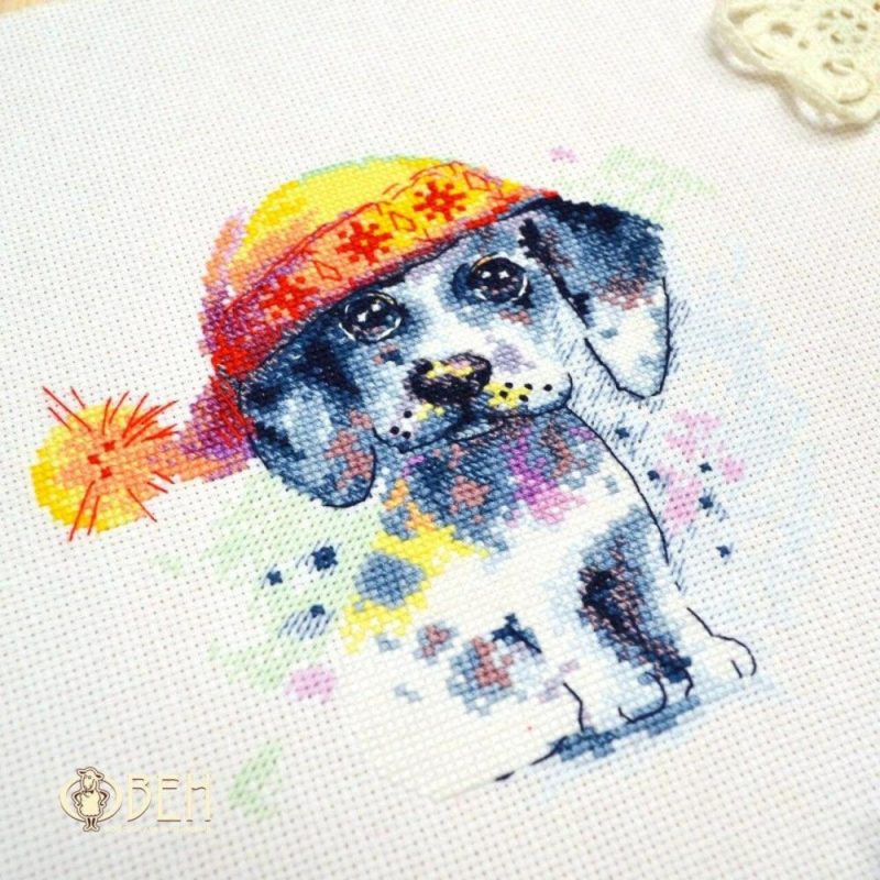 Cute Puppy 1023 Counted Cross Stitch Kit  |   Cross Stitch & Embroidery Cross Stitch & Embroidery Cross Stitch & Embroidery