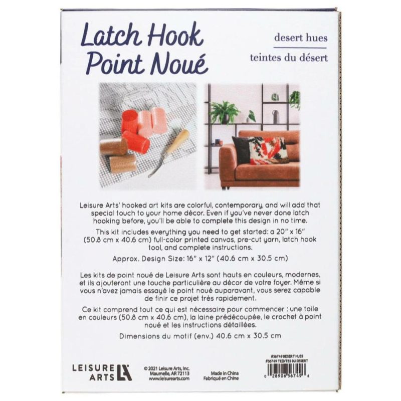 Desert Hues Latch Hook Kit  |   Latch Hook Latch Hook Latch Hook