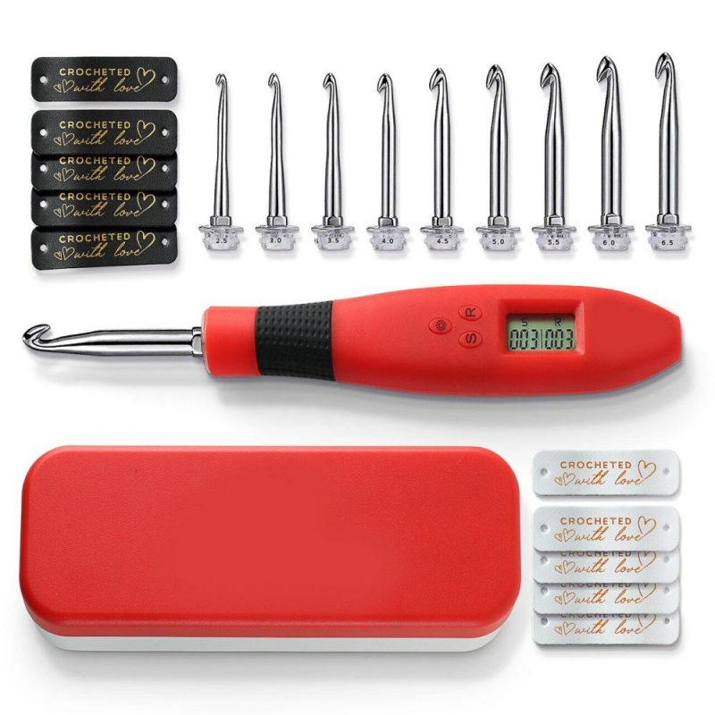 Digital Counting Crochet Hook Set  |   Crochet Supplies Crochet Supplies Crochet Supplies