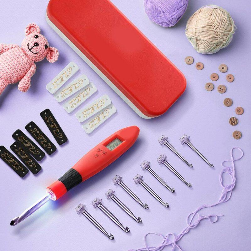 Digital Counting Crochet Hook Set  |   Crochet Supplies Crochet Supplies Crochet Supplies