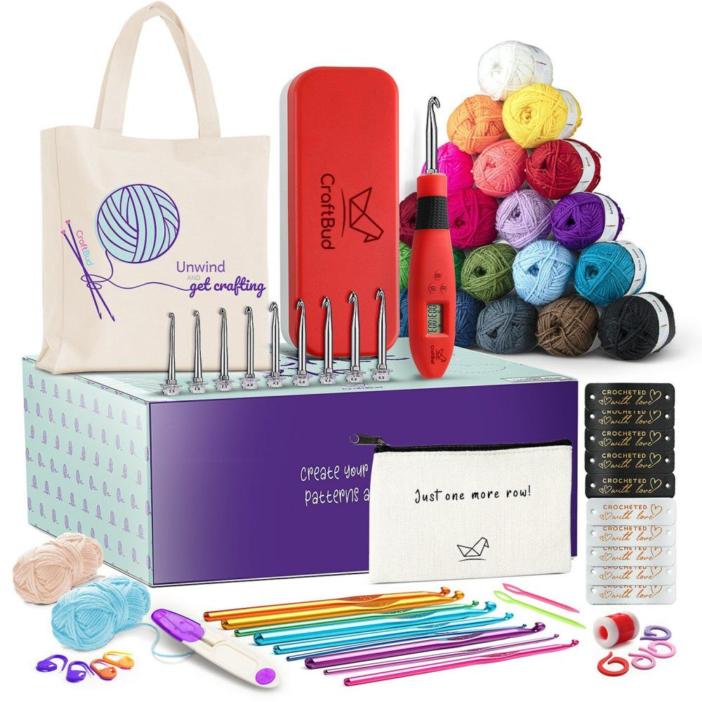 DIY Crochet Kit with Digital Counting Crochet Hook Set  |   Crochet Supplies Crochet Supplies Crochet Supplies