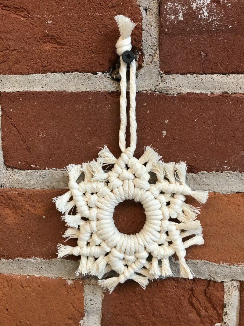 DIY snowflake Macrame Kit  |   Macrame Macrame Macrame