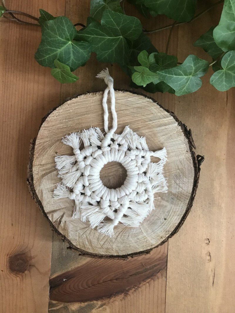 DIY snowflake Macrame Kit  |   Macrame Macrame Macrame