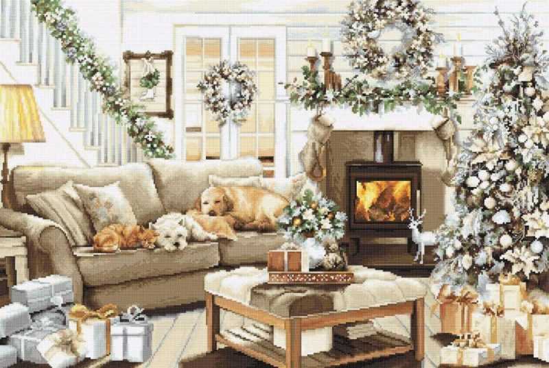 Dreaming of a White Christmas B2393L Counted Cross-Stitch Kit  |   Cross Stitch & Embroidery Cross Stitch & Embroidery Cross Stitch & Embroidery