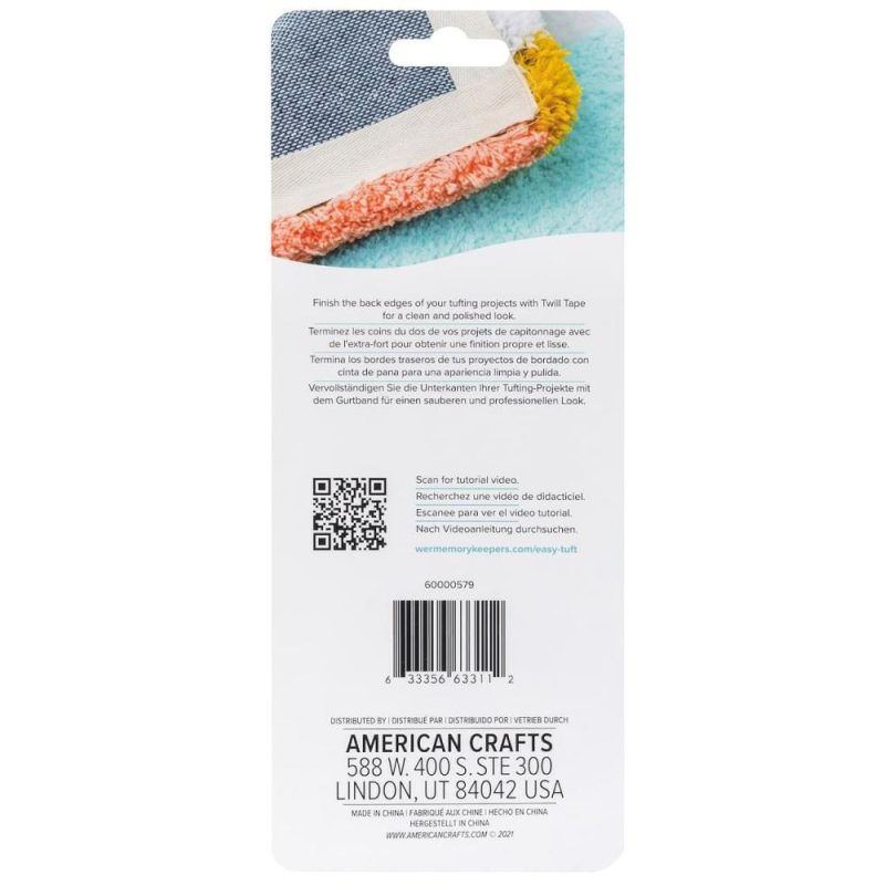 Easy™ Tuft Twill Tape  |   Rug Tufting Needlework & Fiber Arts Rug Tufting