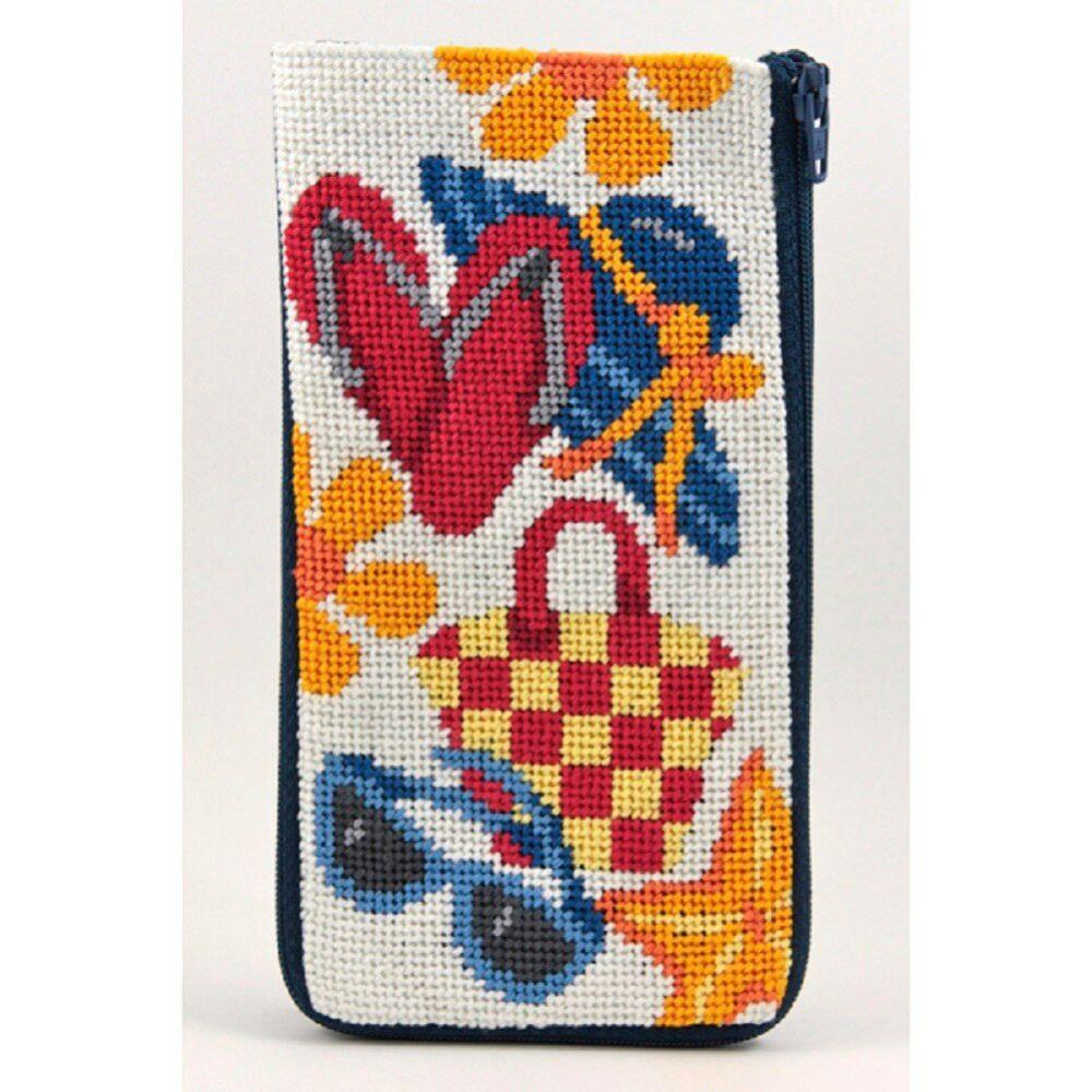 Eyeglass Case – Beach Accessories – Needlepoint Kit Multicolor |   Needlepoint Needlepoint Multicolor