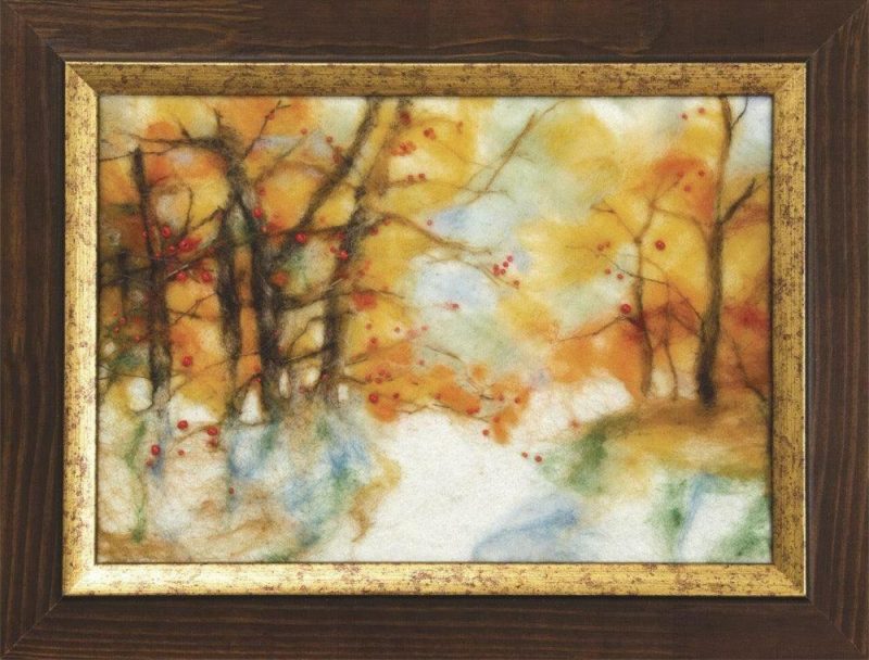 Felting kit V-73C “Autumn light”  |   Felting Felting Felting