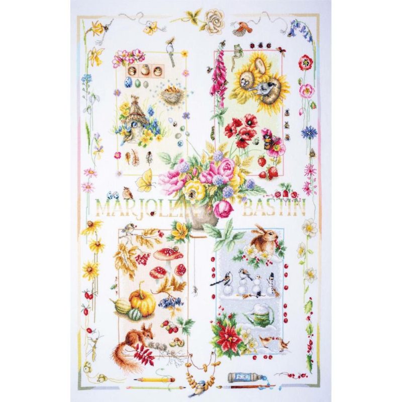 Four Seasons Counted Cross Stitch Kit  |   Cross Stitch & Embroidery Cross Stitch & Embroidery Cross Stitch & Embroidery