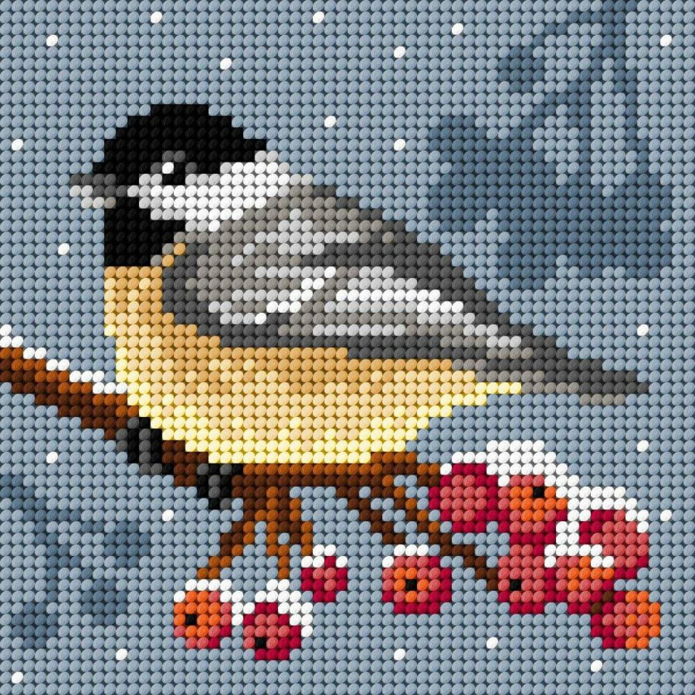 Gobelin canvas for halfstitch without yarn Titmouse 3359D  |   Needlepoint Needlepoint Needlepoint