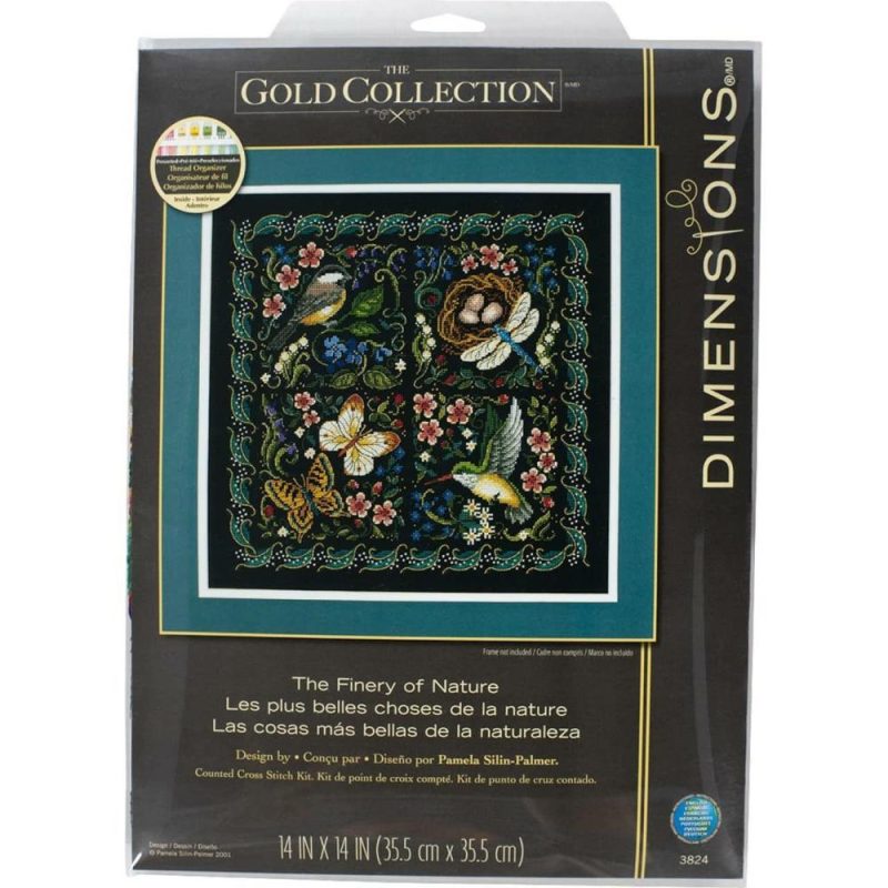 Gold Collection The Finery Of Nature Counted Cross Stitch Kit  |   Cross Stitch & Embroidery Cross Stitch & Embroidery Cross Stitch & Embroidery