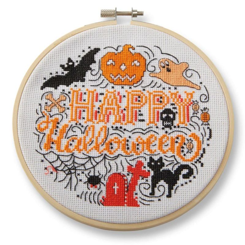 Happy Halloween Cross Stitch Kit  |   Cross Stitch & Embroidery Cross Stitch & Embroidery Cross Stitch & Embroidery