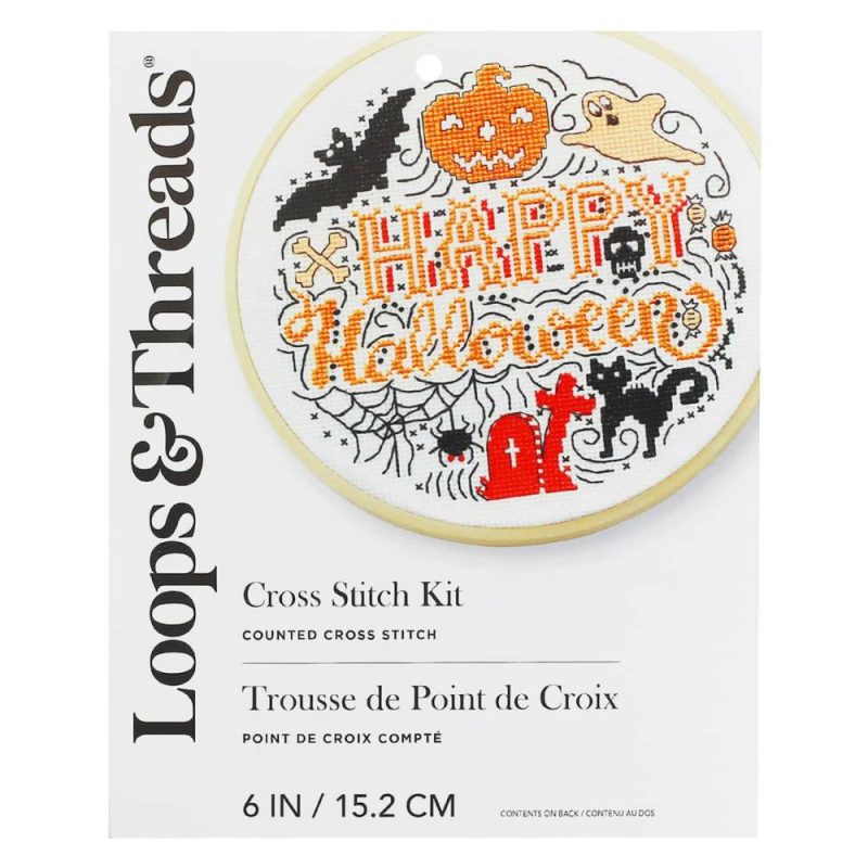 Happy Halloween Cross Stitch Kit  |   Cross Stitch & Embroidery Cross Stitch & Embroidery Cross Stitch & Embroidery