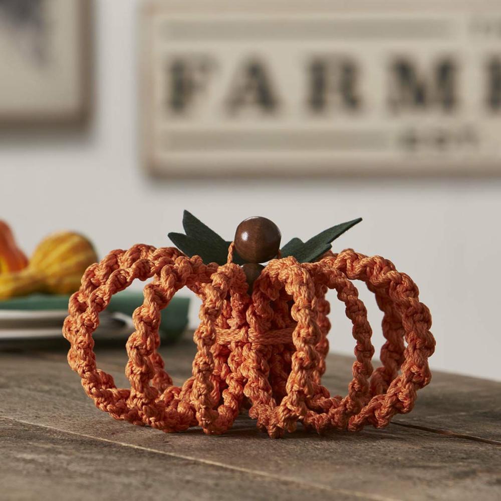 Harvest Pumpkin Macrame Multicolor |   Macrame Macrame Macrame