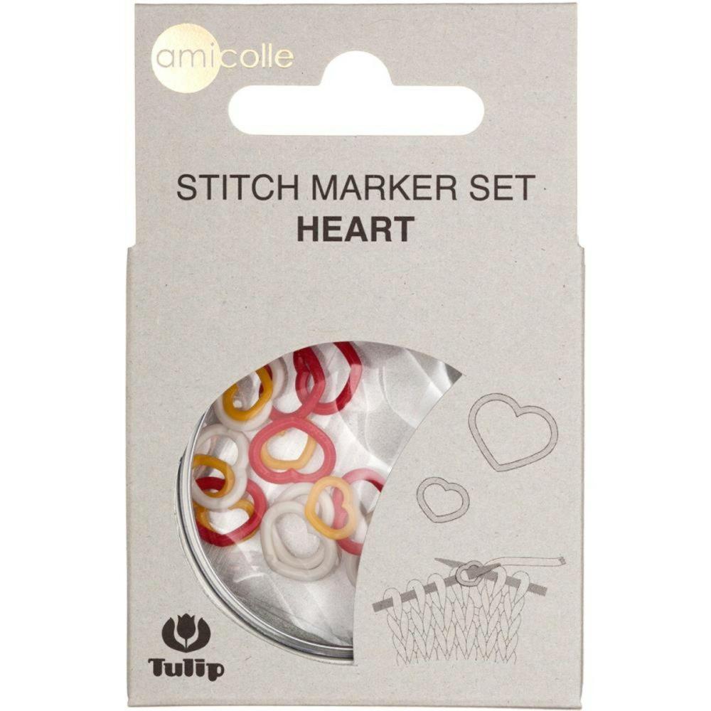 Heart Stitch Marker Set of 15 – Small, Medium  |   Stitch Markers Knitting & Crochet Stitch Markers