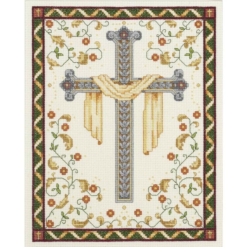 His Cross Counted Cross Stitch Kit  |   Cross Stitch & Embroidery Cross Stitch & Embroidery Cross Stitch & Embroidery