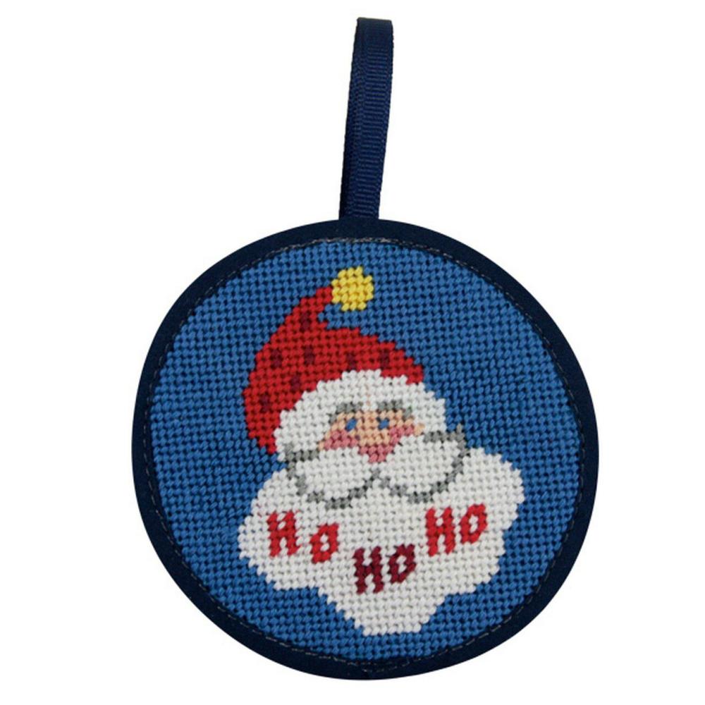 Ho Ho Ho Santa Christmas Ornament – Needlepoint Kit Multicolor |   Needlepoint Needlepoint Multicolor