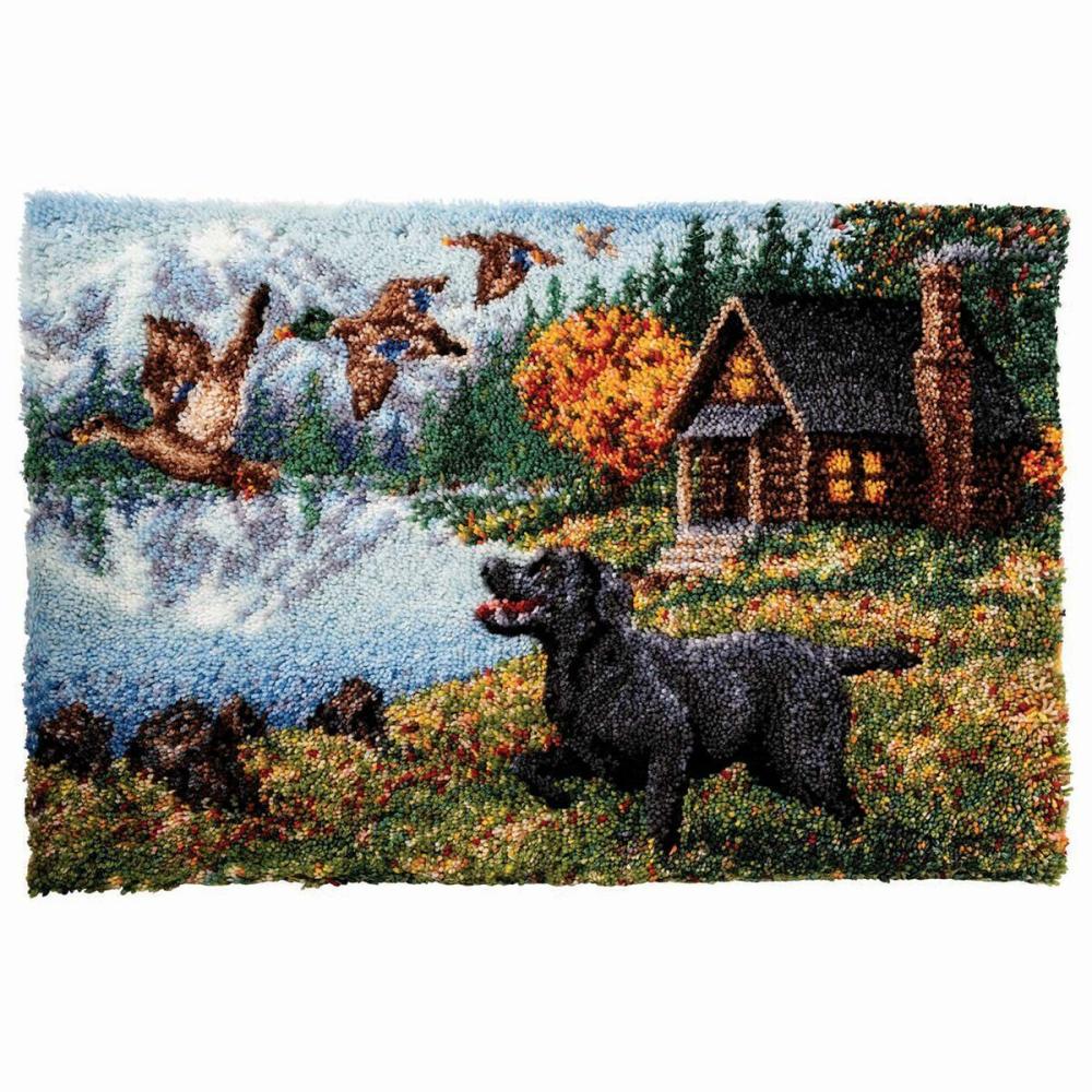 Hunting Dog Latch Hook Kit Multicolor |   Latch Hook Latch Hook Latch Hook