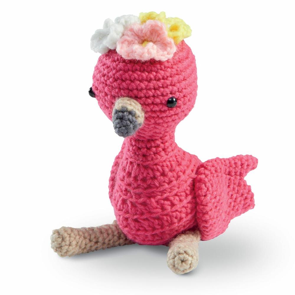 Intermediate Flamingo Amigurumi Crochet Kit  |   Crochet Supplies Crochet Supplies Crochet Supplies