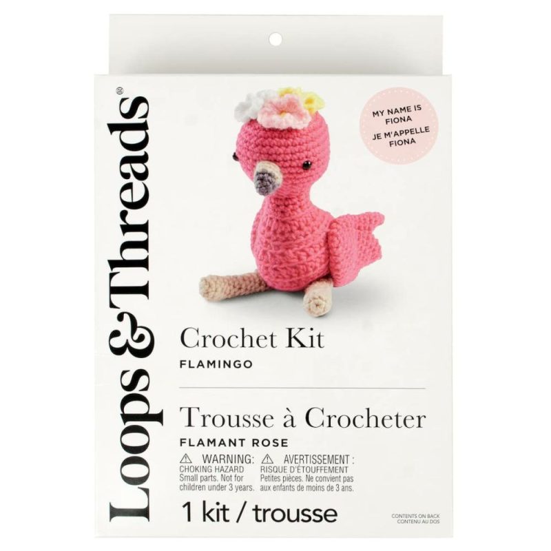 Intermediate Flamingo Amigurumi Crochet Kit  |   Crochet Supplies Crochet Supplies Crochet Supplies