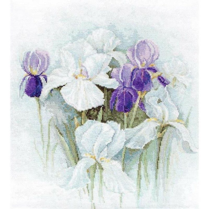 Irises Counted Cross Stitch Kit  |   Cross Stitch & Embroidery Cross Stitch & Embroidery Cross Stitch & Embroidery