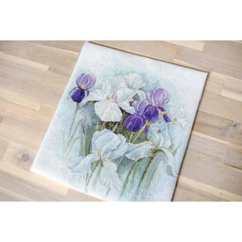 Irises Counted Cross Stitch Kit  |   Cross Stitch & Embroidery Cross Stitch & Embroidery Cross Stitch & Embroidery