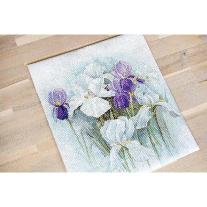 Irises Counted Cross Stitch Kit  |   Cross Stitch & Embroidery Cross Stitch & Embroidery Cross Stitch & Embroidery