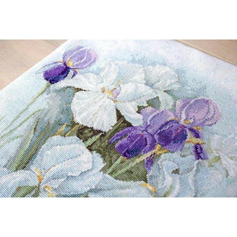 Irises Counted Cross Stitch Kit  |   Cross Stitch & Embroidery Cross Stitch & Embroidery Cross Stitch & Embroidery