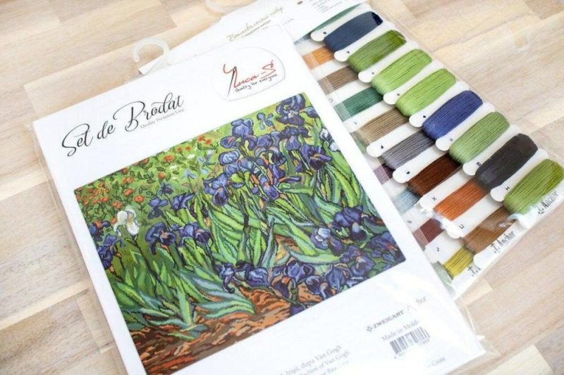 Irises,  reproduction of Van Gogh B444L Counted Cross-Stitch Kit  |   Cross Stitch & Embroidery Cross Stitch & Embroidery Cross Stitch & Embroidery