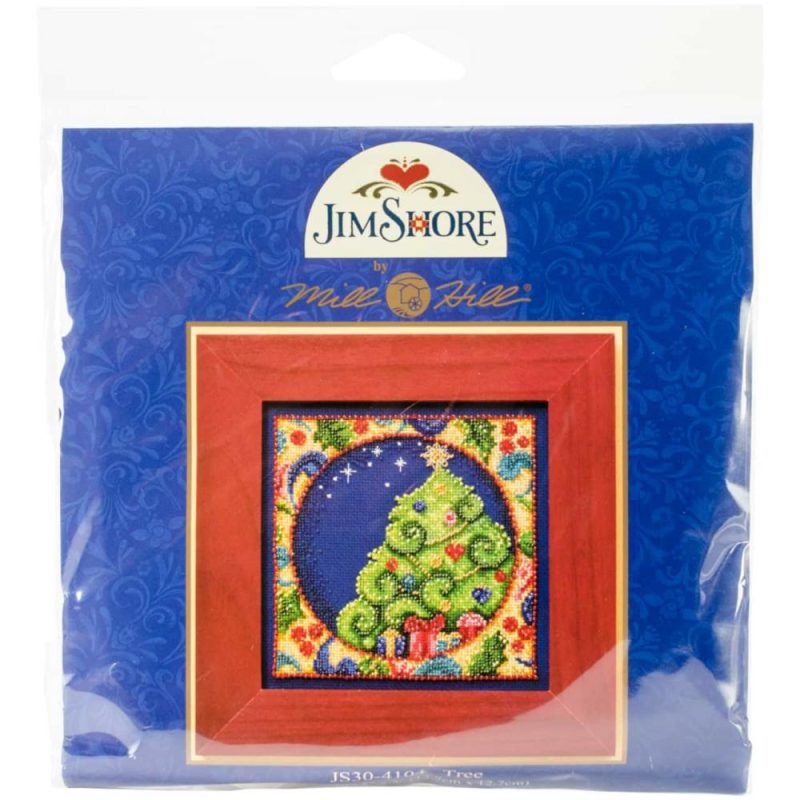 Jim Shore Tree Beaded Counted Cross Stitch Kit  |   Cross Stitch & Embroidery Cross Stitch & Embroidery Cross Stitch & Embroidery