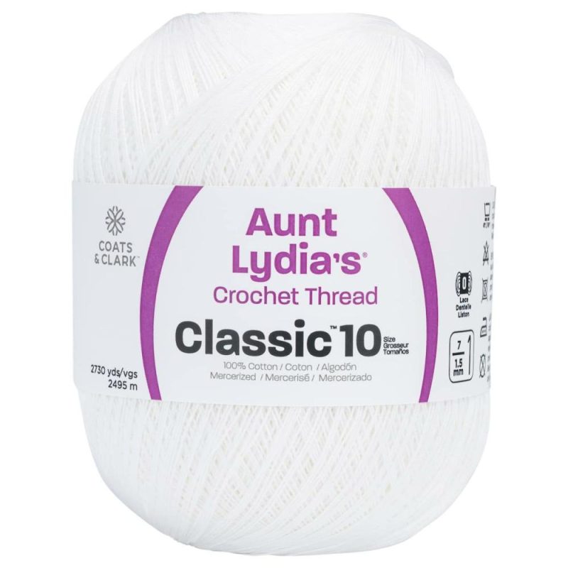 Jumbo Crochet Cotton Thread, White  |   Crochet Supplies Crochet Supplies Crochet Supplies