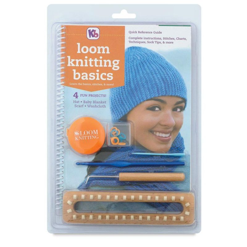 KB Loom Knitting Basics Kit  |   Knitting Supplies Knitting & Crochet Knitting Supplies