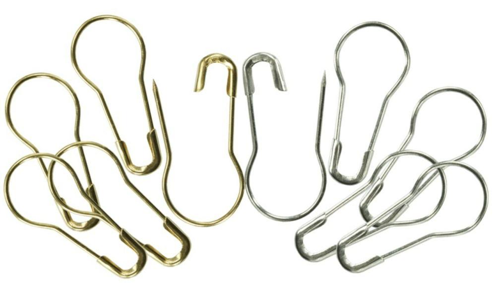 Knitters Safety Pins – Gold & Silver  |   Stitch Markers Knitting & Crochet Stitch Markers