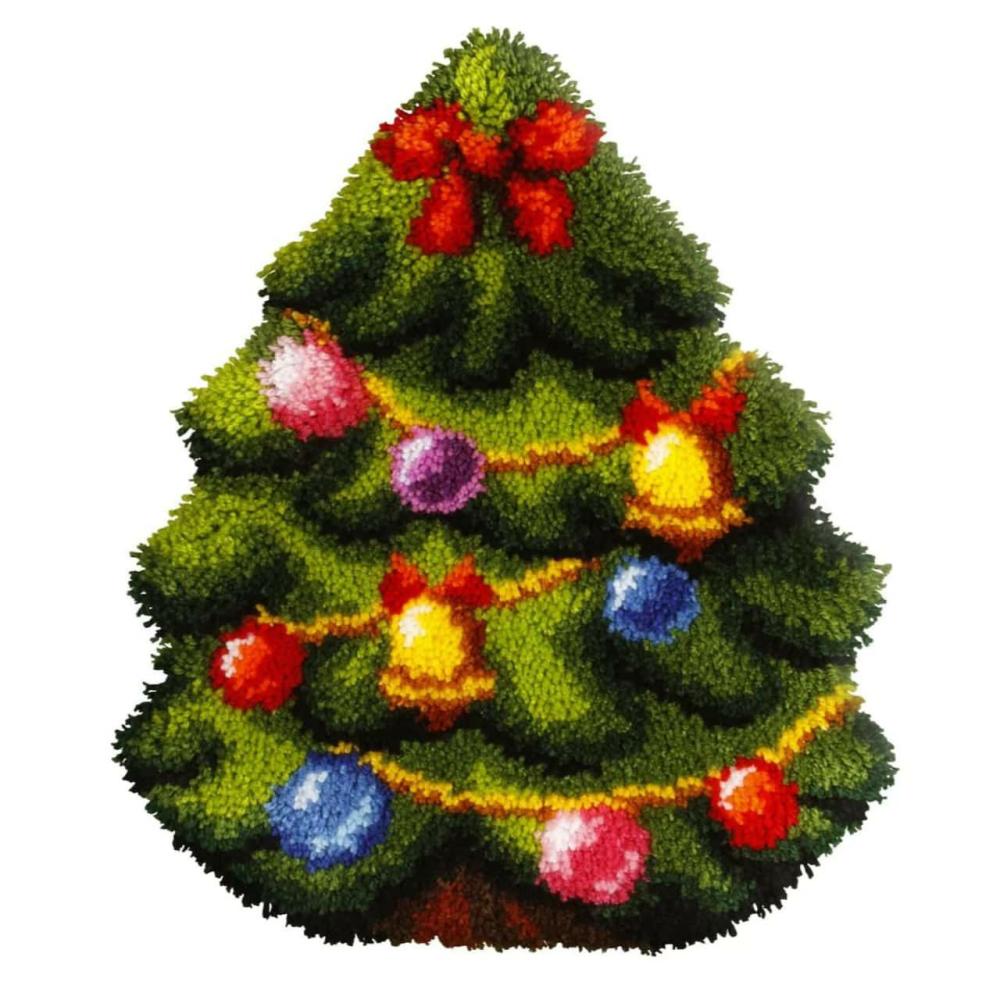 Latch Hook Cushion Kit Christmas Tree  |   Latch Hook Latch Hook Latch Hook