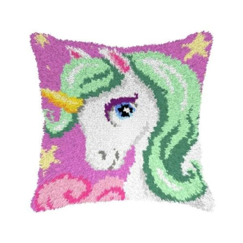 Latch Hook Cushion Kit Unicorn  |   Latch Hook Latch Hook Latch Hook