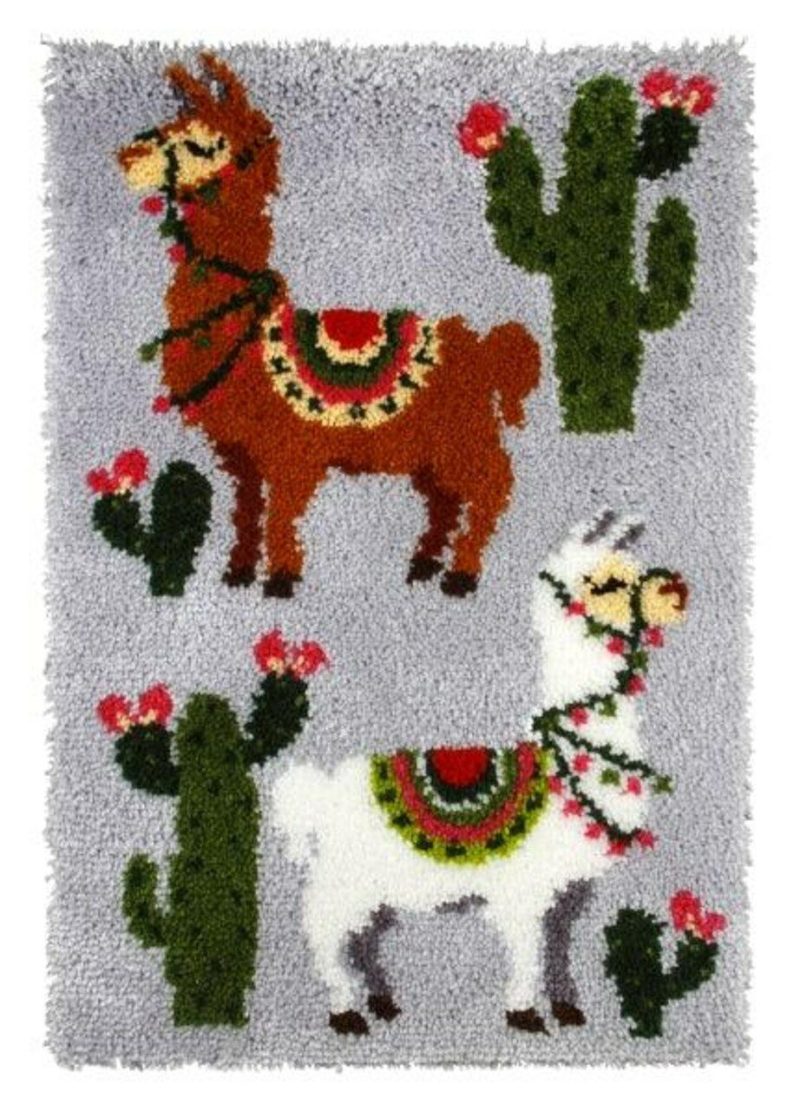 Latch hook rug kit “Alpacas” 4103  |   Latch Hook Latch Hook Latch Hook