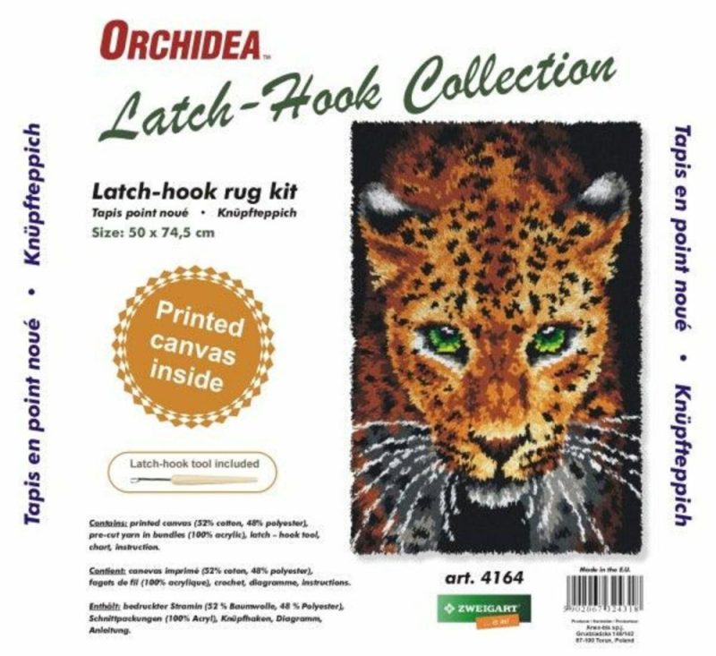 Latch hook rug kit “Leopard” 4164  |   Latch Hook Latch Hook Latch Hook