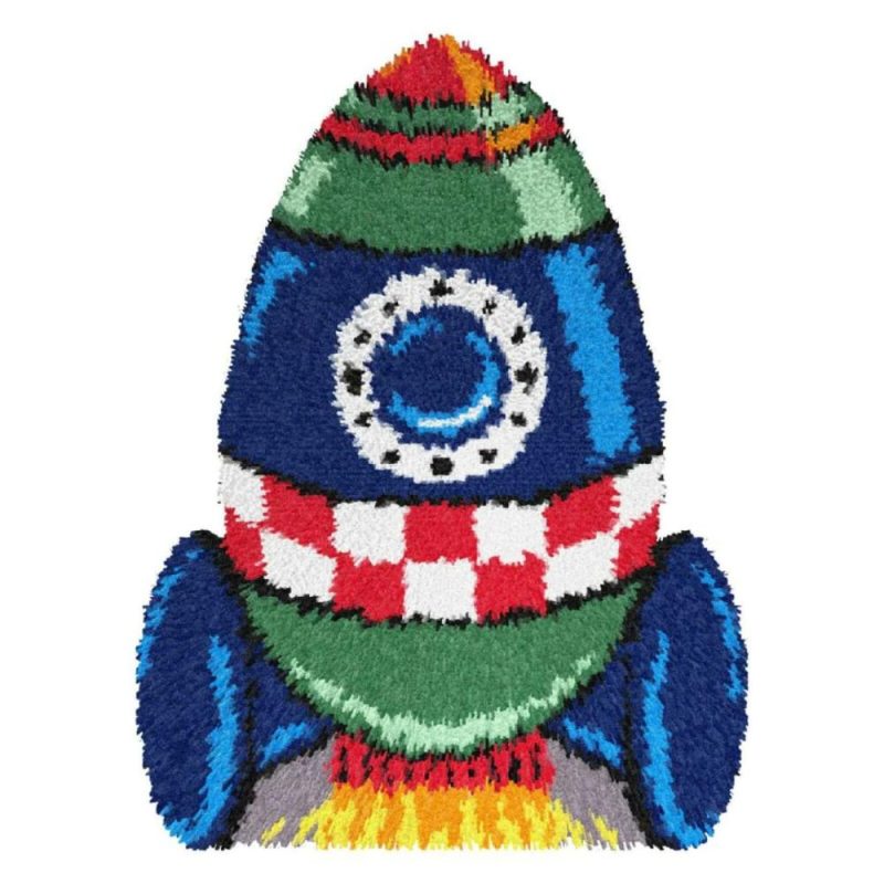 Latch Hook Rug Kit Spaceship  |   Latch Hook Latch Hook Latch Hook