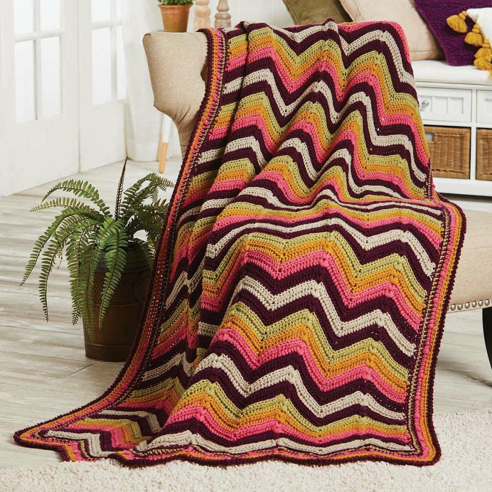 Leilani Afghan Crochet Kit Multicolor |   Crochet Kits Crochet Kits Crochet Kits