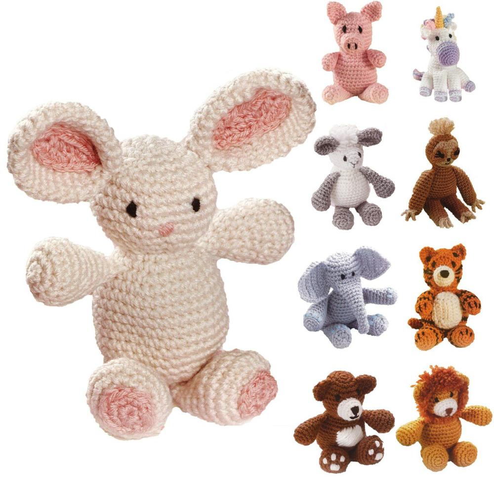 Little Crochet Friend Animals Crochet Kit, Bunny, 8″, Complete Crochet kit, Learn to Crochet Animal Starter kit for All Ages, Includes Instructions, DIY amigurumi Crochet Kits  |   Crochet Supplies Crochet Supplies Crochet Supplies