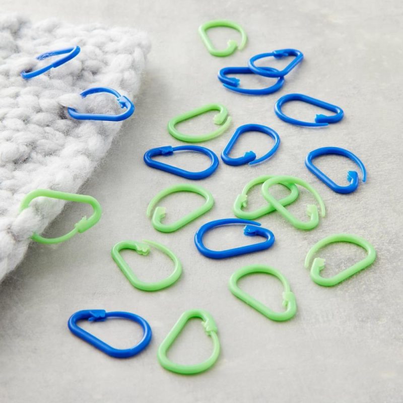 Loops & Threads® Carabiner Stitch Markers, 20ct.  |   Stitch Markers Knitting & Crochet Stitch Markers