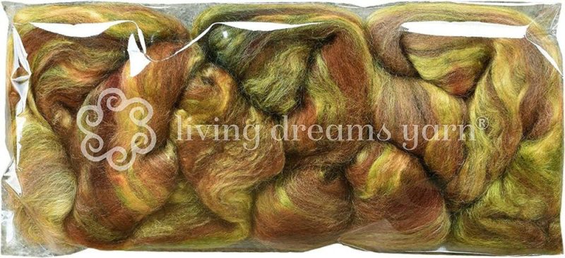 Magical Silk Merino Fiber. Hand Dyed Roving for Spinning & Felting.  |   Felting Felting Felting