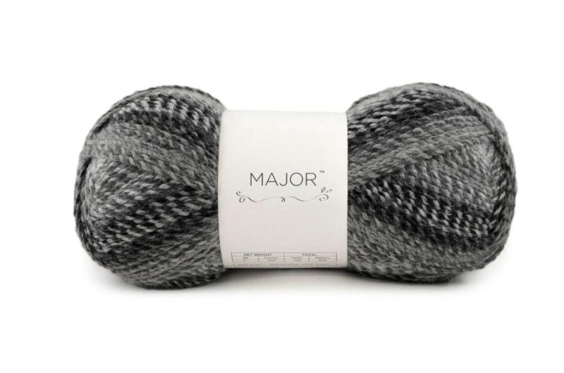 Majorn –  100% Acrylic Bulky Yarn – #117 Graphite  |   Basic Yarn Basic Yarn Basic Yarn