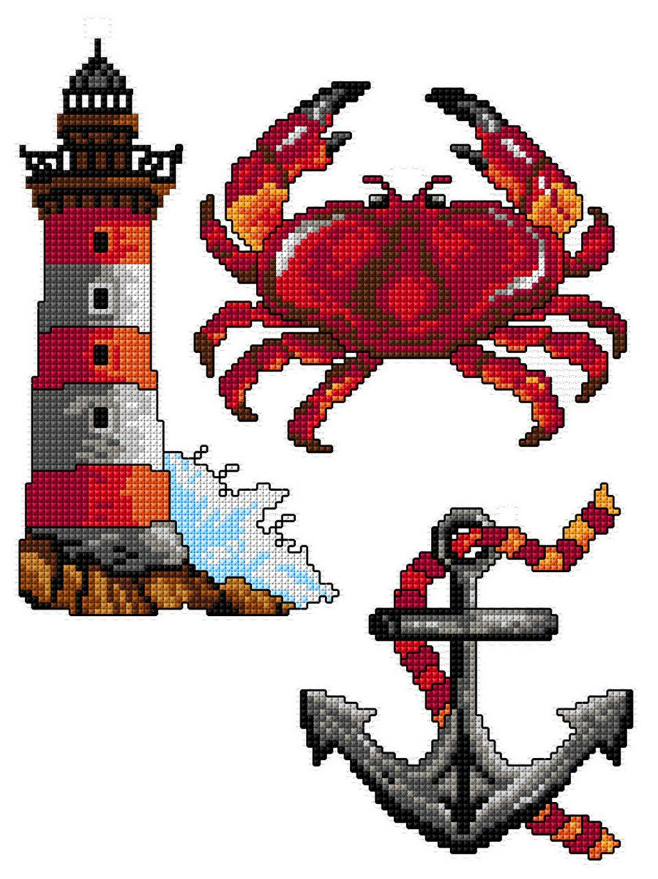 Marine Life 176CS Counted Cross-Stitch Kit  |   Cross Stitch & Embroidery Cross Stitch & Embroidery Cross Stitch & Embroidery