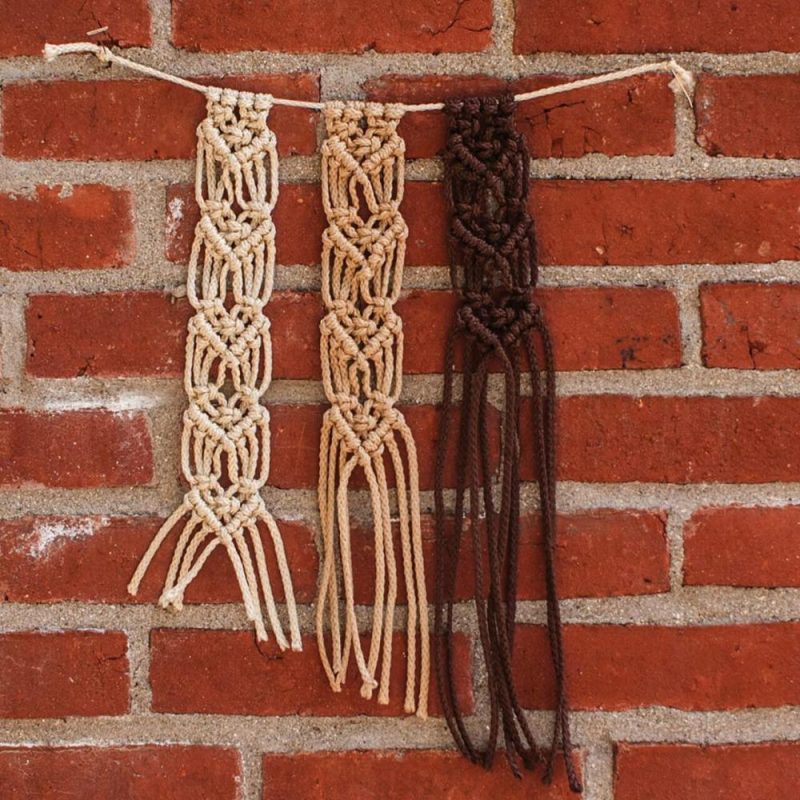 Mini Macramé Hanging Heart Kit  |   Macrame Macrame Macrame