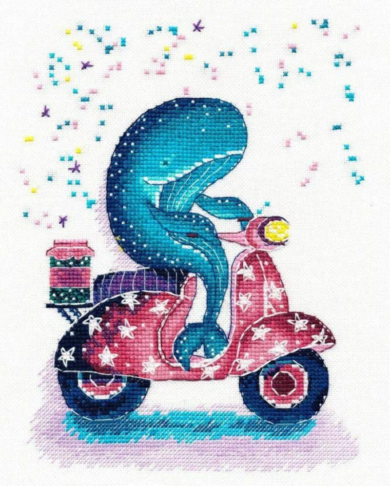 Motorcyclist 1183 Counted Cross Stitch Kit  |   Cross Stitch & Embroidery Cross Stitch & Embroidery Cross Stitch & Embroidery