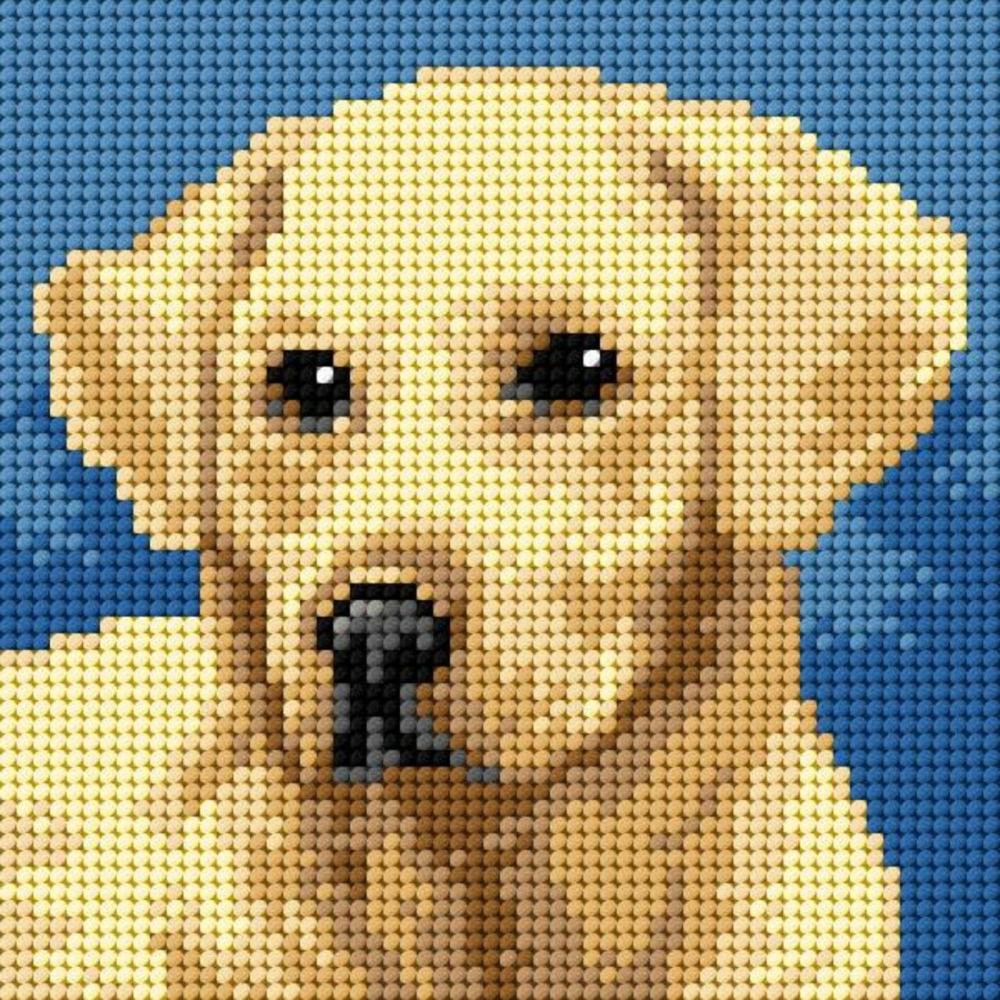 Needlepoint canvas for halfstitch without yarn Labrador Retriever 2713D – Printed Tapestry Canvas  |   Needlepoint Needlepoint Needlepoint