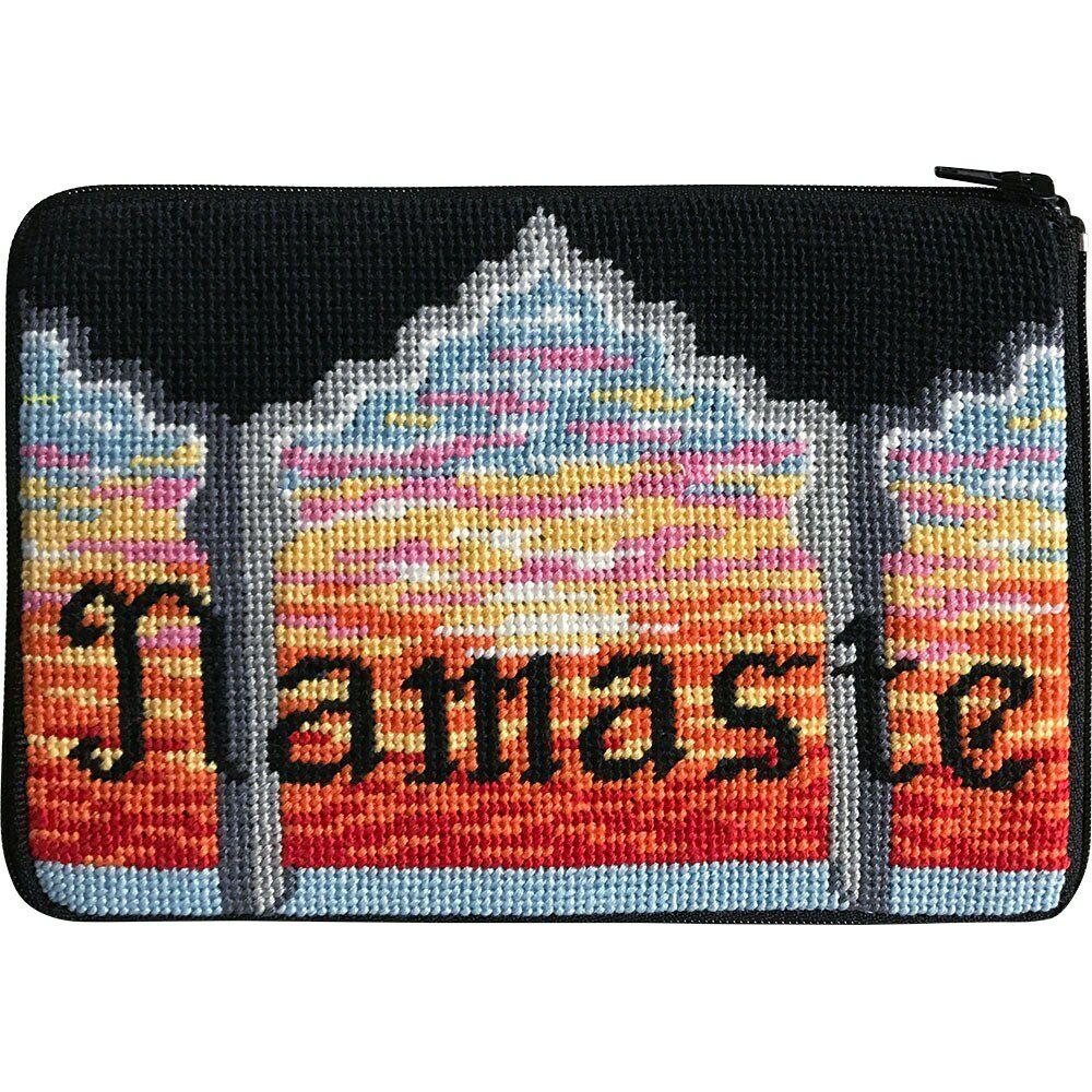 Needlepoint Purse Kit- Namaste Multicolor |   Needlepoint Needlepoint Multicolor