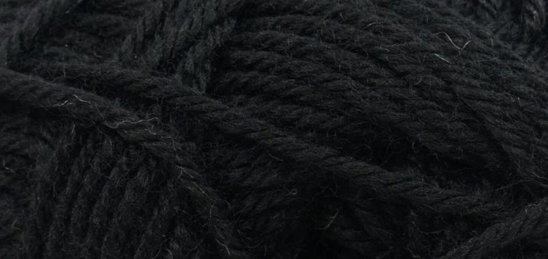 Perfection Worsted Yarn – Merino Wool / Acrylic – 33 Colors 1540 Onyx |   Basic Yarn Basic Yarn 1540 Onyx