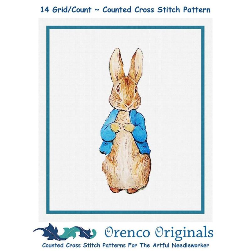 Peter Rabbit inspired by Beatrix Potter Counted Cross Stitch Pattern  |   Cross Stitch & Embroidery Cross Stitch & Embroidery Cross Stitch & Embroidery